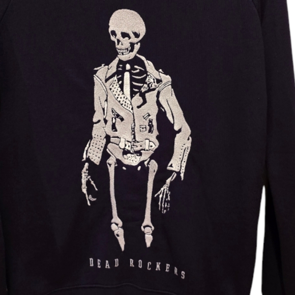 Zoe Karssen Dead Rockers Longsleeve Sweatshirt. Size XS - Picture 5 of 8